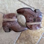 Corral Indie Spirit cognac brown leather mixed strap ankle boot Photo 0