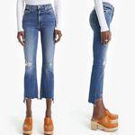 Mother Jeans The Insider Crop Step Chew Dancing On Coals Sz 24 Blue Photo 1