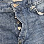 Free People  We The Free Maggie Mid Rise Straight Jeans In Sequoia Blue Size 26 Photo 7