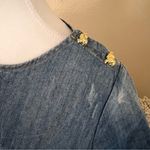 DSQUARED2 Denim Distressed Mini‎ Y2K Dress Size 40 Small Blue Photo 1