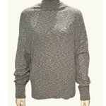 CCC Slash Neck Cut Out Back Gray Open Turtleneck Sweater Large Made In USA Size undefined Photo 0