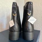 Cole Haan Camea Waterproof Leather Combat Boot, Block Heel Black, Size 8 NWT Photo 6