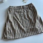 ASOS yellow & black plaid pleated mini skirt Photo 10