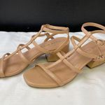 Anne Klein  Women's Tan Strappy Shoes/ Sandals/Heel 2.5' Size 8.5 SKU 3499 Photo 2