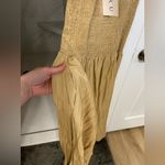 NWT Buru Tie Top Smocked Dress Size M Photo 3