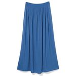 Chico's Blue Pleated Maxi Skirt Size 1 (Medium/8) Photo 10