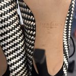 ZARA  Elegant Black and‎ White Striped Women's Heels Photo 6