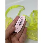 Victoria's Secret NWT Victoria’s Secret Designer Exquisite Collection Bra – Neon Yellow Lace 32C Photo 4
