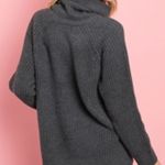 Gray Turtleneck Sweater S Photo 2