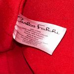 Carlos Falchi • Crocodile Embossed Tote Bag Faux Leather Large Roomy Gray Photo 9