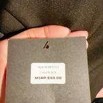 Marc New York NWT$99 Sz M Black Long jacket Golden Logo Button Pockets Photo 3