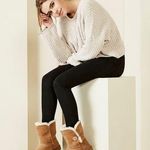 UGG  Bailey Button II Mid-Calf Sherpa Sheepskin Suede Boots in Chestnut Size 7 Photo 1