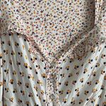 Free People  Floral Print Blouse Long Sleeve Top Photo 5