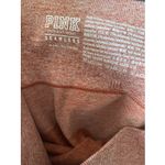 Victoria's Secret PINK Womens Large Seamless Athleisure Set Rust Orange Bra And Leggings Photo 6