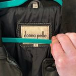 Donna Pella Vintage  Black Leather Trench Coat Photo 3