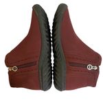 Jbu  Memory Foam Do Juno Women Sz 7 M Burgundy Ankle Length Zip Up Chelsea Boots Photo 8
