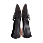 Woolworths Black Leather Horsebit Loafers Size 8 Photo 6