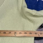 Lucky Brand  women's size small pullover v-neck sweater greenish yellow knit Photo 4