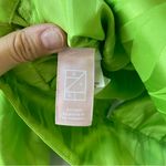 Ronny Kobo Kaira Satin‎ Open Back Top Green 4 Photo 7