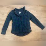 L.L. Bean women’s Relaxed Fit Plaid Jacket sz Medium Green Photo 1
