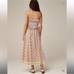 J.Crew  Petite Ravenna dress in sunset rose block-print ramie Photo 2