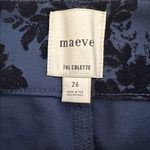 Anthropologie  The Colette Cropped Wide-Leg Pants by Maeve: Floral Ponte Edition Photo 5