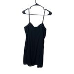 Vintage By Choice California Black Spaghetti Strap Mini Dress Size 3 Made in USA Photo 7