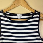 J.Crew Womens Classic Nautical Preppy Navy Striped Tank Size Small Travel Photo 1