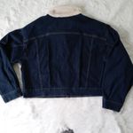 Levi's Women's Blue Sherpa Denim Jacket Size Large Photo 3
