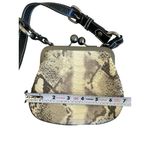 Tommy Bahama  Snake Print Leather Kisslock Crossbody Bag Photo 6