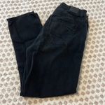 American Eagle  Ripped Mom High Rise Straight Jeans Black Size 4 Photo 3