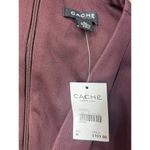 NEW Cache NWT Ponte Sheath Midi Sleeveless Dress In Chocolate Brown Size Medium Photo 5