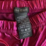 Soho Girls Fuchsia Metallic Leggings Photo 2