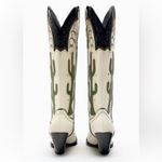 ZARA  cowboy boots cactus knee high heels western south western cowgirl Photo 5