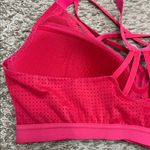 Victoria's Secret Victoria Sport Hot Pink Strappy Mesh Padded Sports Bra - Size 34C Photo 6