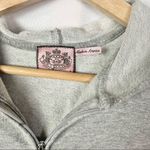 Juicy Couture Light Gray Y2K Full Zip Cotton Athletic Track Jacket L Photo 2