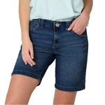 Apt. 9  Bermuda Jean Shorts Women's 16 Walking Denim Stretch Pockets Mid Rise 10” Photo 0