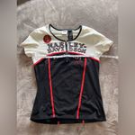 Harley Davidson HARLEY-DAVIDSON Quarter Zip Women’s Vintage T-Shirt Biker Sz L EUC Photo 4