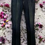 Paige DENIM 31 Laurel Canyon Bootcut Jeans Dark Wash Photo 0