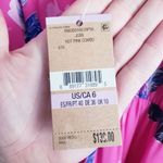 Rachel Rachel Roy Pink Floral Cold Shoulder Ruffle Maxi Dress Size 6 Photo 6