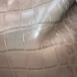 DKNY  Croc Embossed Leather Adjustable Woven Chain Tote Photo 7