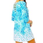 Lilly Pulitzer Ophelia Dress Resort Karma Camellia Engineered White/Blue XXS NEW Photo 5