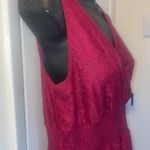 Ultra Pink Cottage Core fall leaf dress in cranberry size Small Photo 28