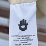 Spiritual Gangster Dreamer Mock Neck Sweater Cream Small Photo 5