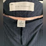 Gap Slim Cropped Navy Blue Pinstripe Dress Pants Size 2 Women’s Work w/Stretch Photo 1