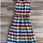 Anthropologie Maeve Cricket Club Plaid Gingham Collar Dress Size 6 Red Photo 6
