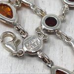 Sterling Silver Baltic Amber,  lace bracelet, 22.2g Photo 14