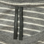 Anthropologie Striped Embroidered Sequin Floral Flower T-Shirt Size Sm Photo 2