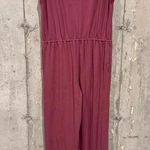 Athleta Size LT Tawny Rose Willow Drawstring Jumpsuit Athleisure Casual Comfort Photo 1