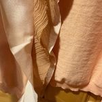 J.Crew Peach Cardigan with Ruffle Detail down the front women’s small Photo 3